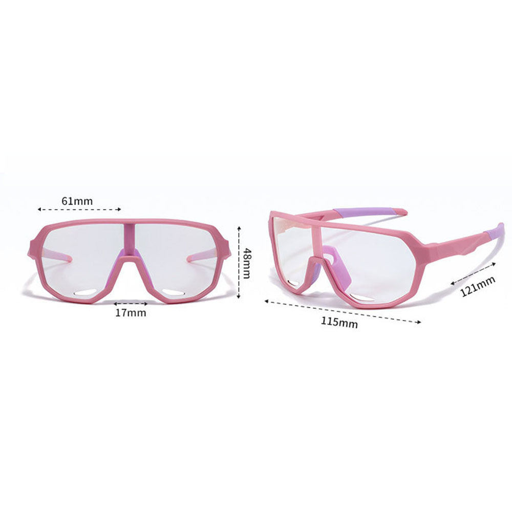 Occhiali da Sole per Bambini Techsuit 22312, Polarizzati, Protezione UV, Arancioni Neri