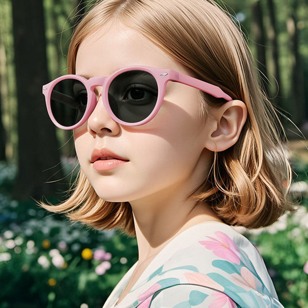 Occhiali da Sole Bambini Techsuit 602, Polarizzati, Protezione UV, Neri
