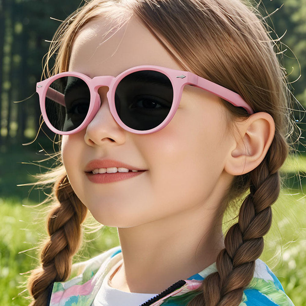Occhiali da Sole Bambini Techsuit 602, Polarizzati, Protezione UV, Neri