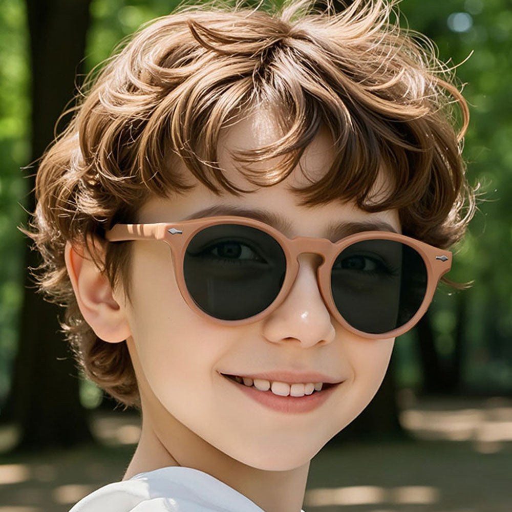 Occhiali da Sole Bambini Techsuit 602, Polarizzati, Protezione UV, Neri