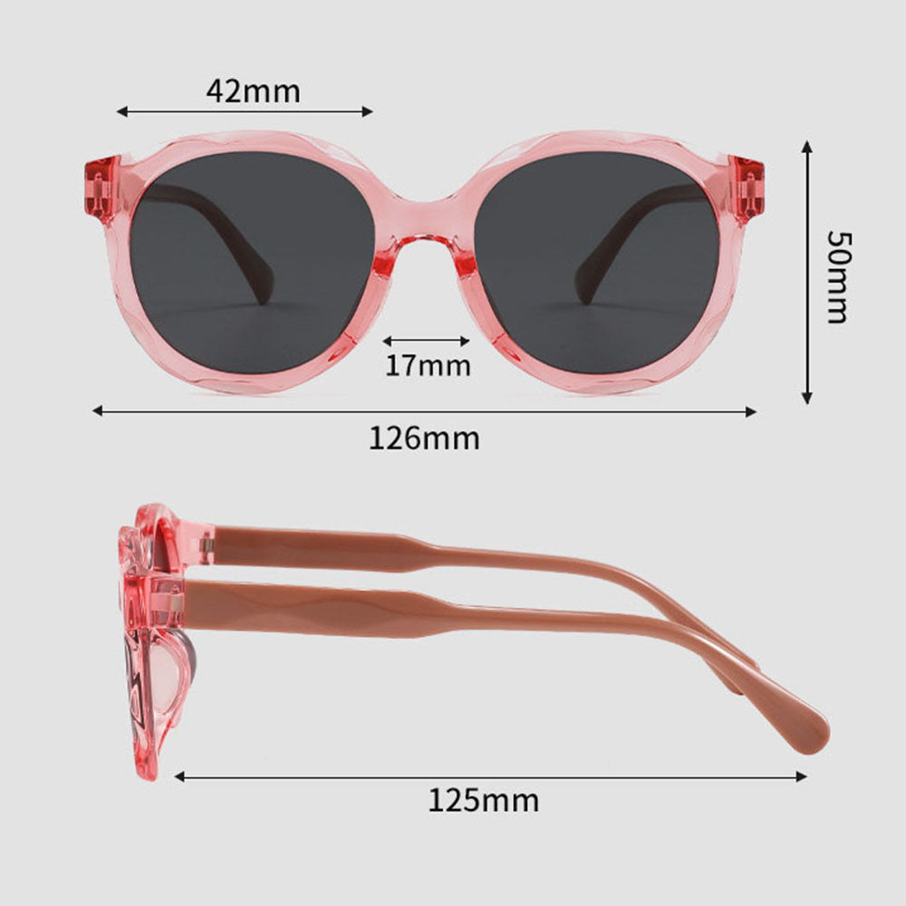 Occhiali da Sole Bambini Techsuit 627, Polarizzati, Protezione UV, Rosa Pesca
