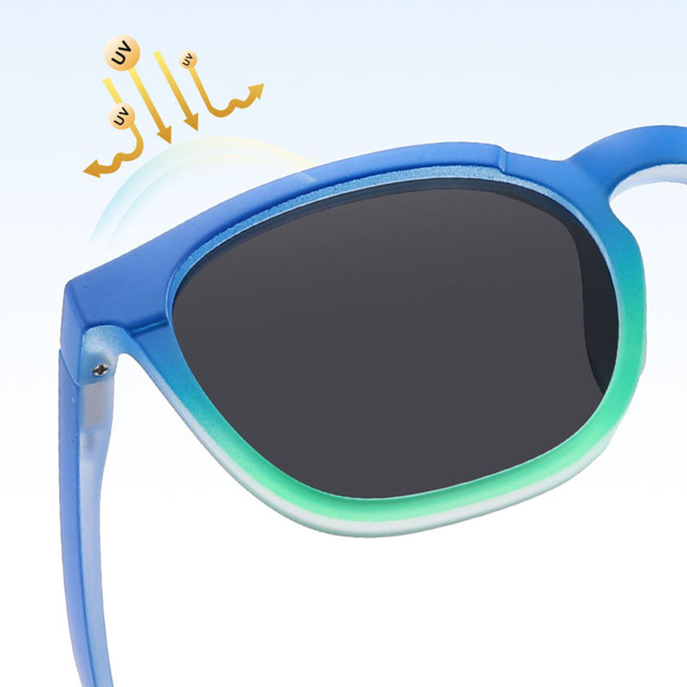 Occhiali da Sole Bambini Techsuit 691, Polarizzati, Protezione UV, Arancioni