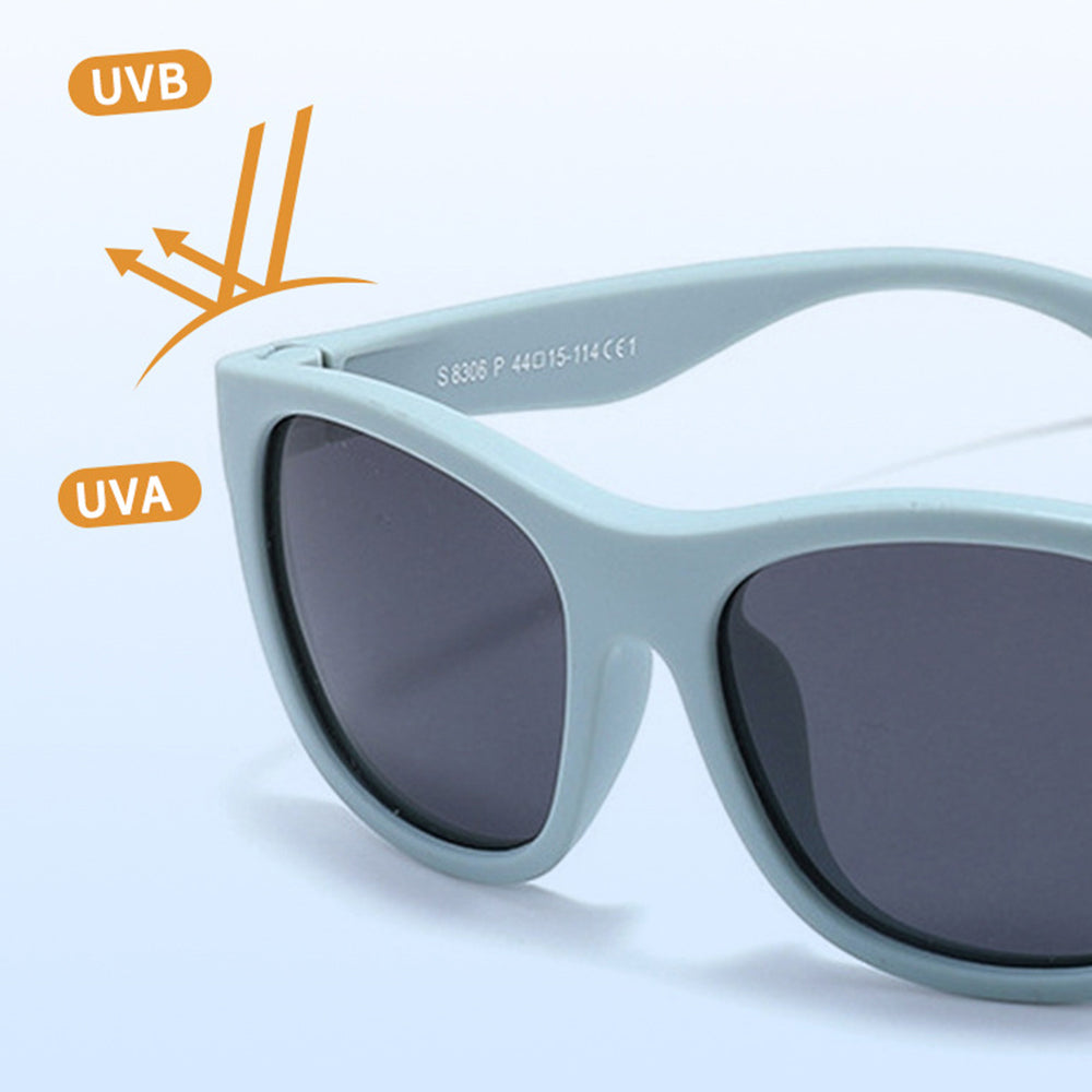 Techsuit Kids Sunglasses 8351-C27, Polarized, Green