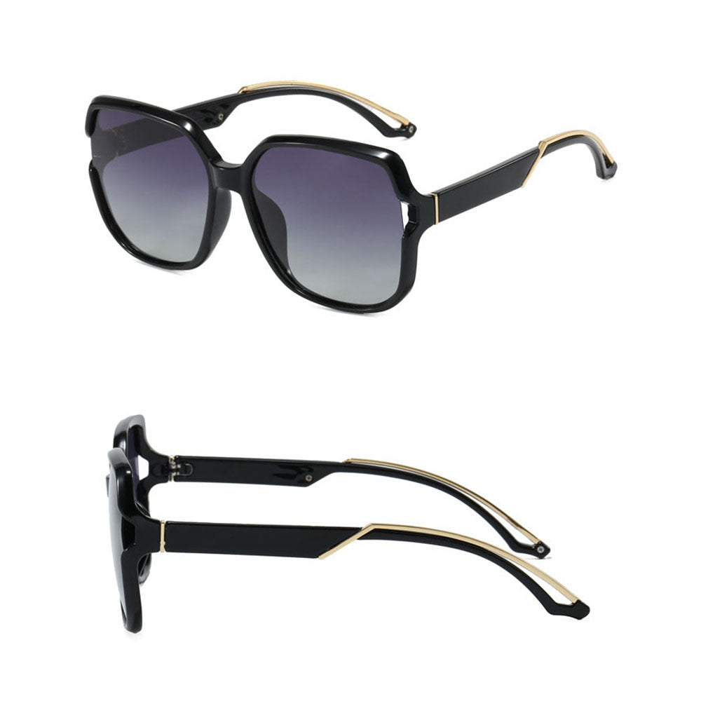 Occhiali da Sole Donna Techsuit 5228, Polarizzati, Nero Oro
