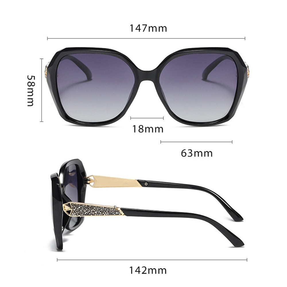 Occhiali da Sole Donna Techsuit 5599, Polarizzati, Protezione UV, Marrone