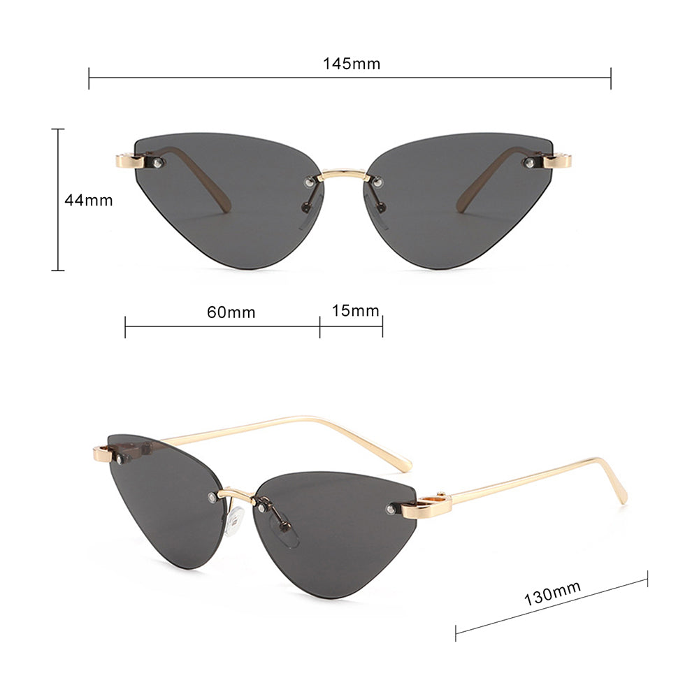 Occhiali da Sole Donna Techsuit S099, Oro Marrone