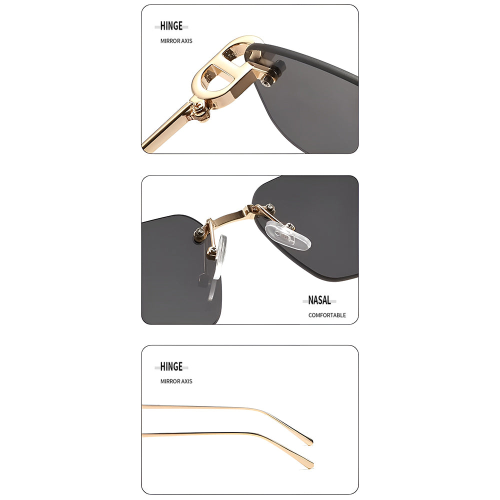 Occhiali da Sole Unisex Techsuit S098, Oro Marrone