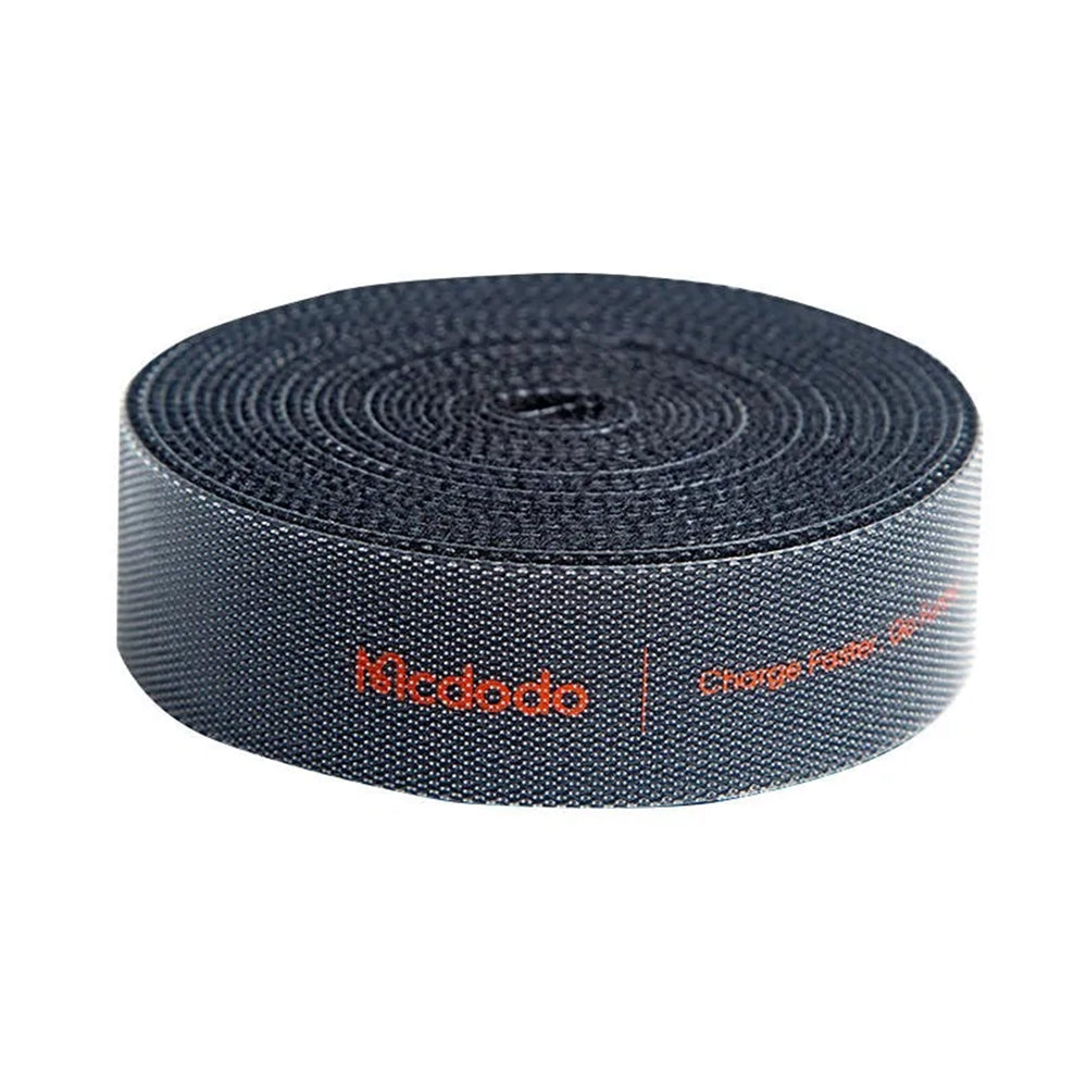 Organizzatore Cavi McDodo VS-0961 Belt, Velcro, 3m, Nero