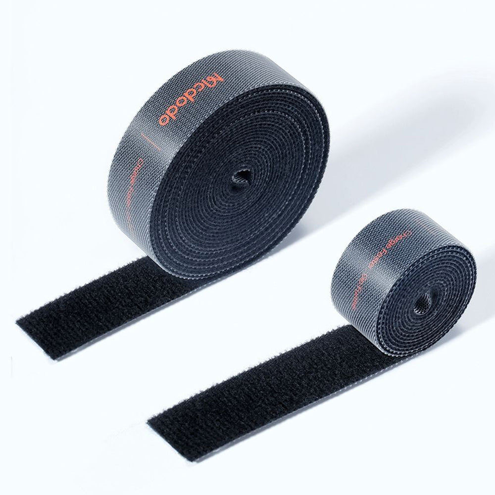 Organizzatore Cavi McDodo VS-0961 Belt, Velcro, 3m, Nero