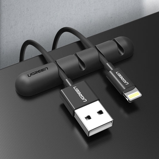 Organizzatore Cavi UGREEN, Set 2 pezzi, Nero