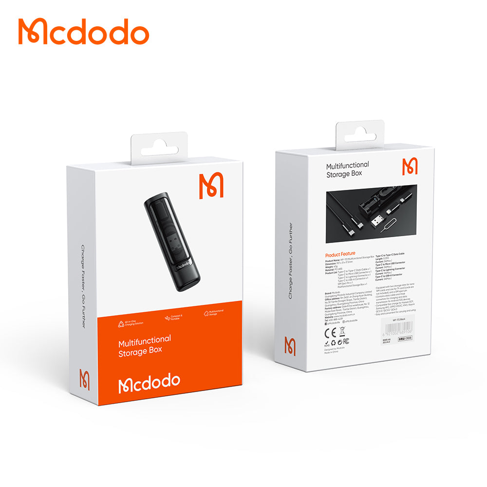 Organizzatore con Accessori McDodo WF-1720, Nero