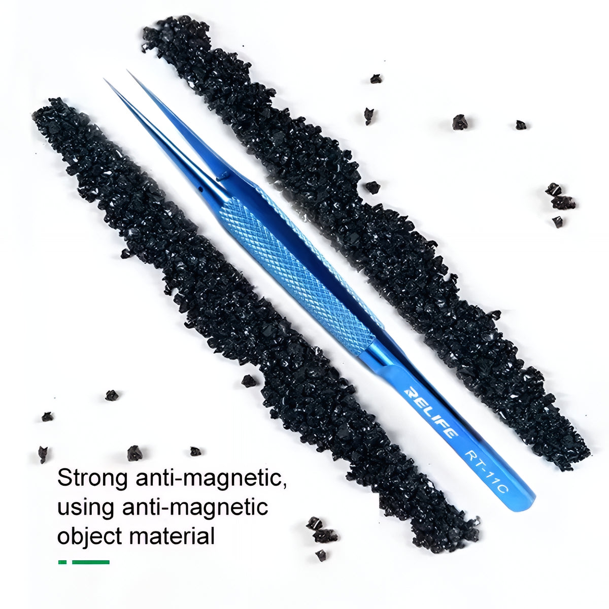 Relife RT-15C Curved Tweezers