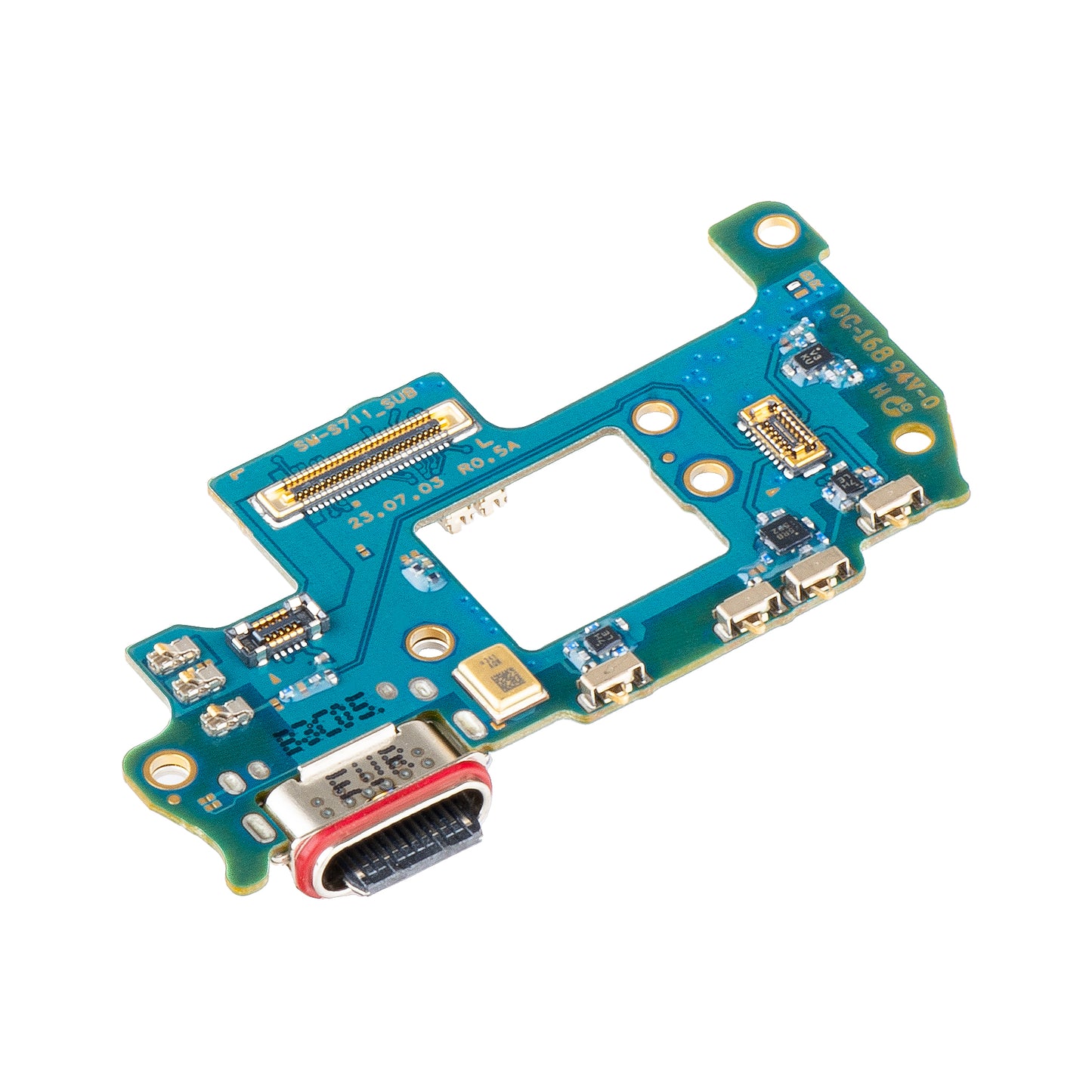 Samsung Galaxy S23 FE S711, Swap GH96-16217A - Piastra del connettore di ricarica del microfono con Swap GH96-16217A