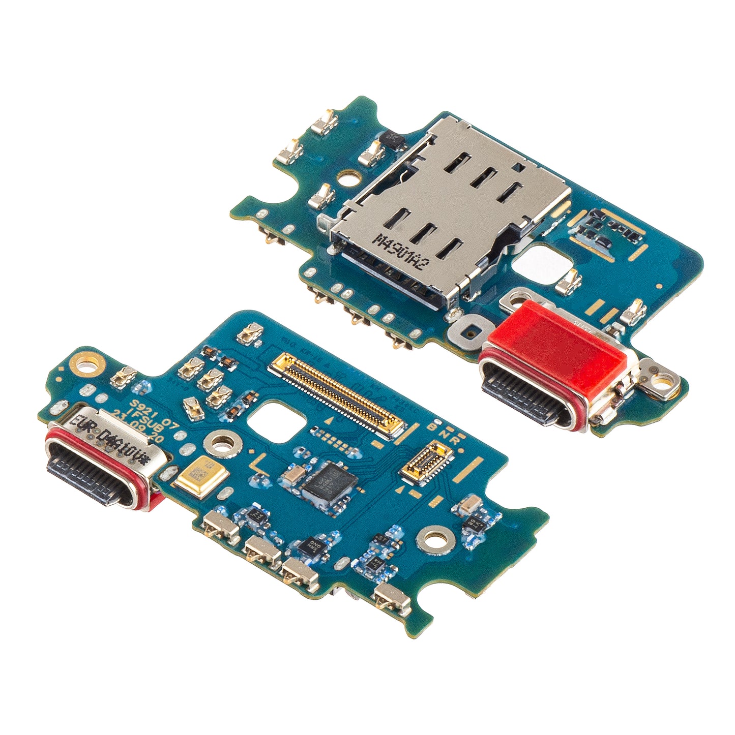 Scheda con Connettore di Ricarica - Microfono - Modulo Lettore SIM Samsung Galaxy S24 S921, Service Pack GH96-16507A