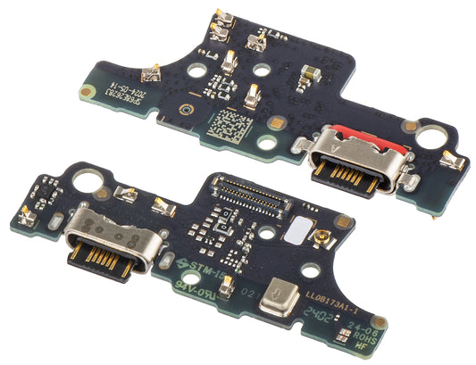 Motorola Moto E14 Microfono Scheda connettore di ricarica, Service Pack 5P68C24651