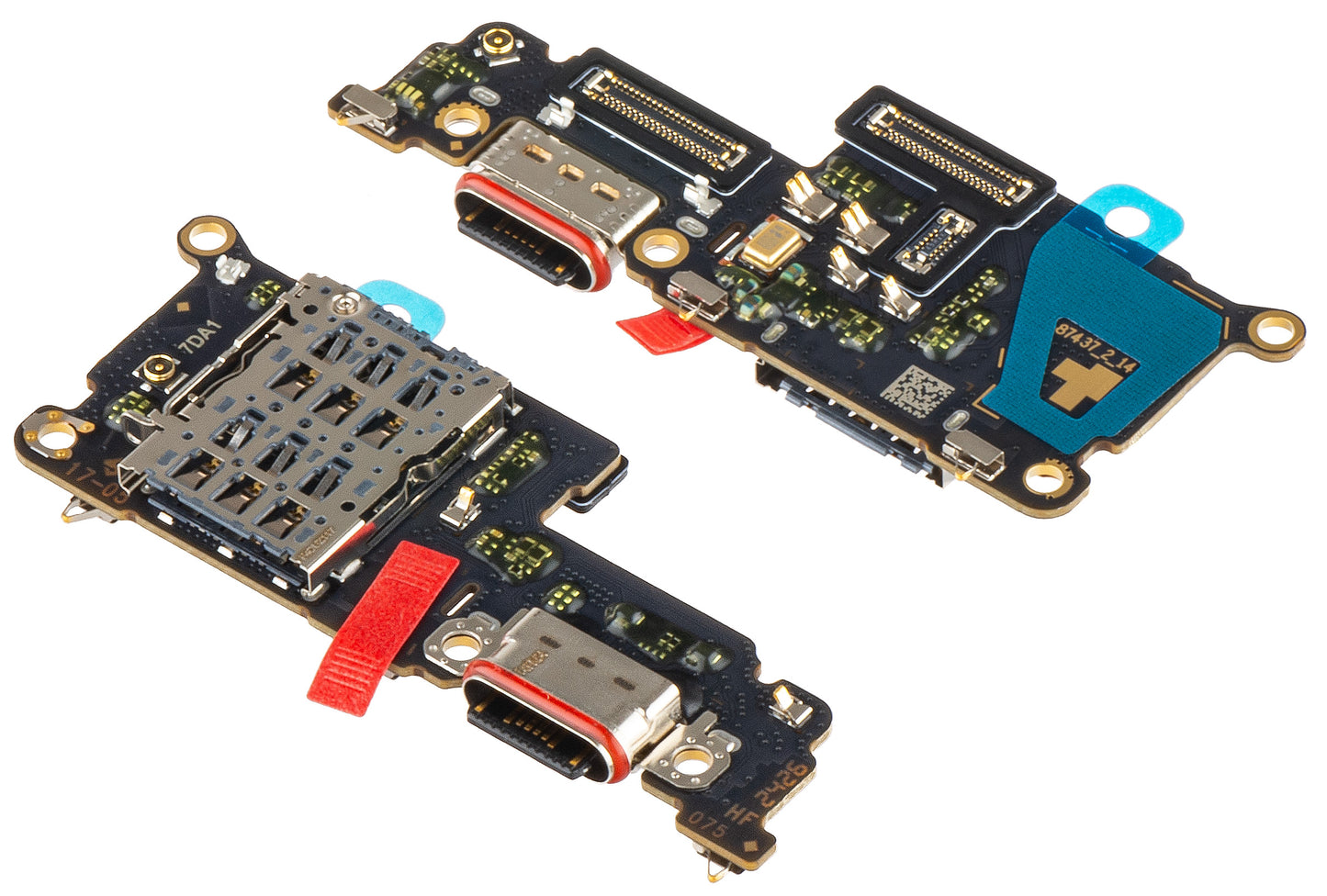Scheda con Connettore di Ricarica - Microfono - Modulo Lettore SIM Realme 12 Pro / 12 Pro+, Service Pack 621024000069