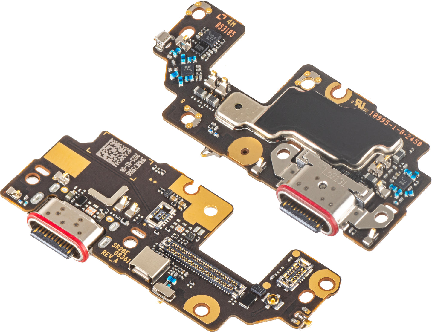 Charging Connector Board - Microphone Motorola Razr 60, Service Pack 5B28C30077