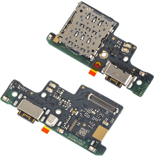 Scheda con Connettore di Ricarica - Microfono - Modulo Lettore SIM Xiaomi Redmi Note 14 4G, Service Pack 5600020000700