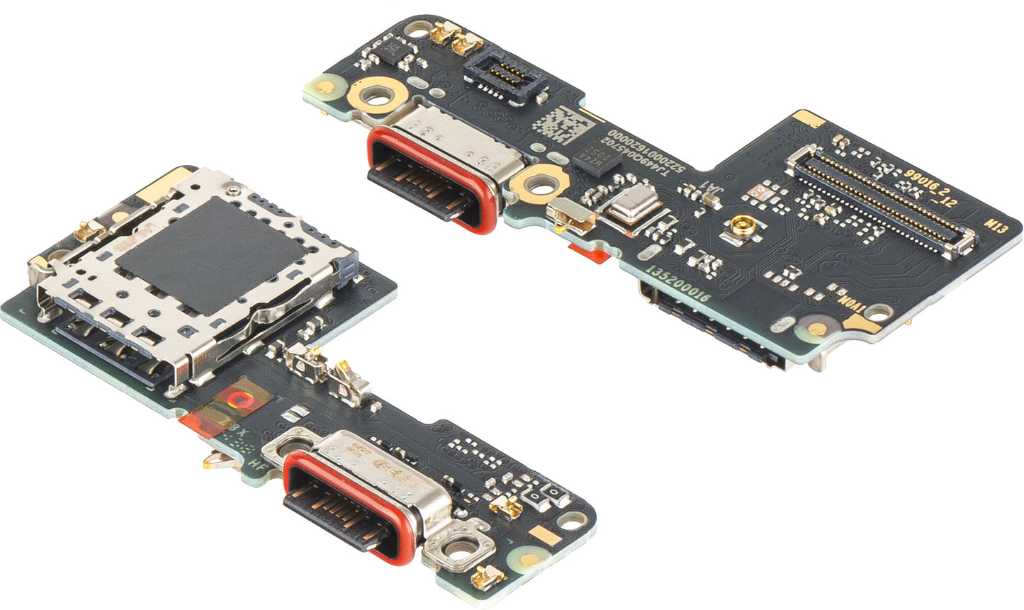 Scheda con Connettore di Ricarica - Microfono - Modulo Lettore SIM Xiaomi Redmi Note 14 Pro 5G, Service Pack 56002600O1600