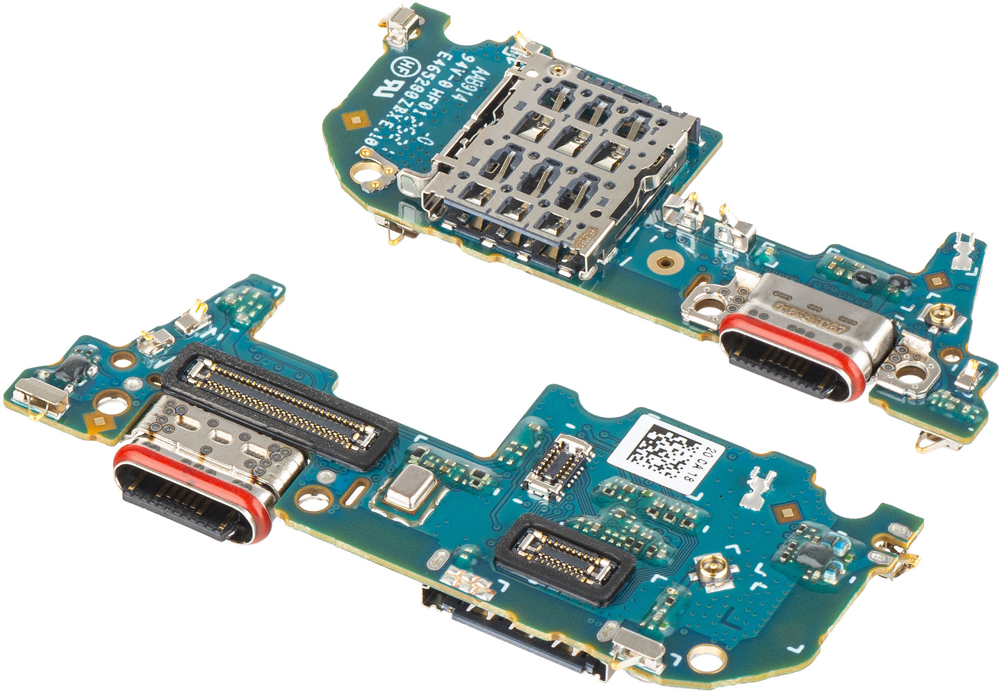 Scheda con Connettore di Ricarica - Microfono - Modulo Lettore SIM Realme 14 Pro+, Service Pack 621024000137