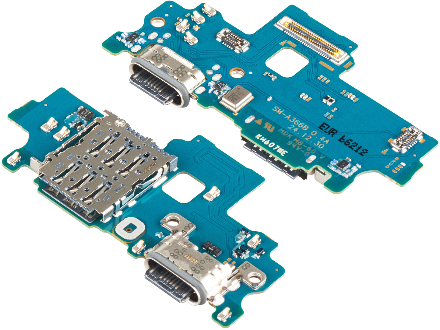 Charging Connector Board - Microphone - SIM Reader Module Samsung Galaxy A36 A366, Service Pack GH96-19348A