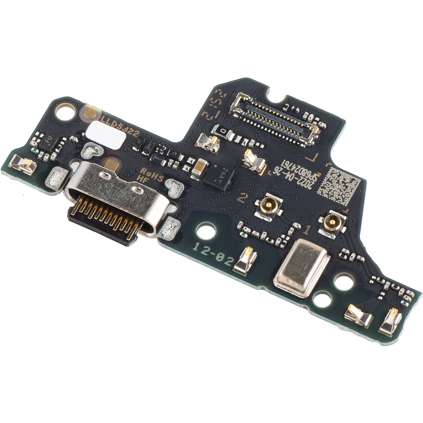 Motorola Moto G31 Microfono Scheda connettore di ricarica, Service Pack 5P68C19994