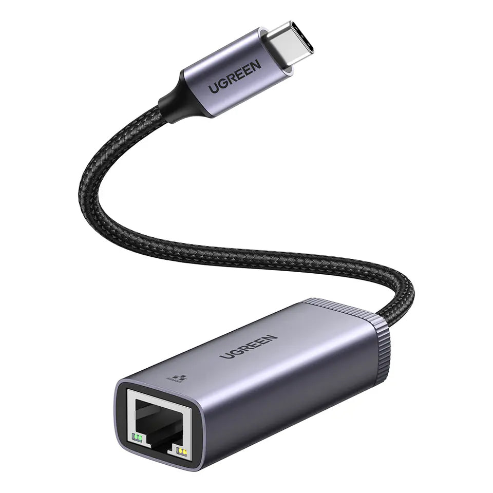 Scheda di Rete UGREEN CM483, RJ45, USB-C, Grigio