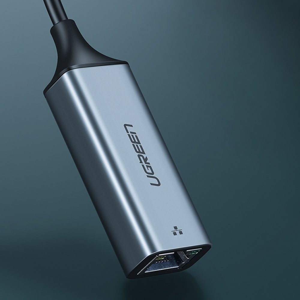 Scheda di rete UGREEN CM199, RJ45, USB-C, Grigio