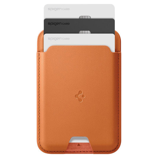 Portafoglio MagSafe, Spigen, Valentinus MagFit, Arancione AFA11339