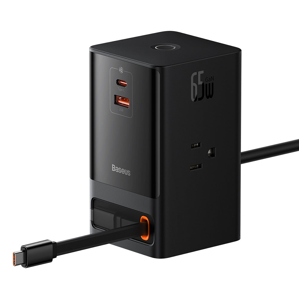 Prolunga Baseus PowerCombo US, 3 x Prese, Nero PSLR000101