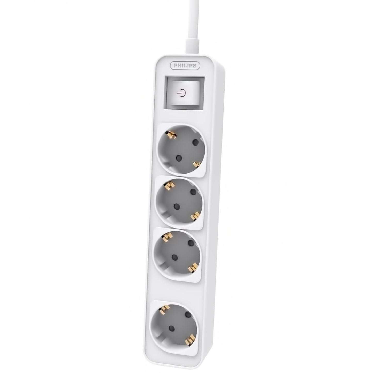 Prolunga Philips, 4 x Schuko, 1.5m, Bianco CHP2144W/60