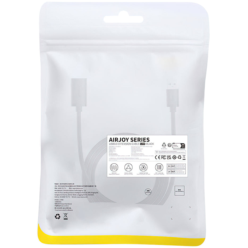 Prolunga USB 3.0 Baseus AirJoy Series, 1.5m, Nero B00631103111-02