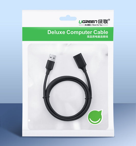 Prolunga USB 3.0 UGREEN US129, 3m, Nero