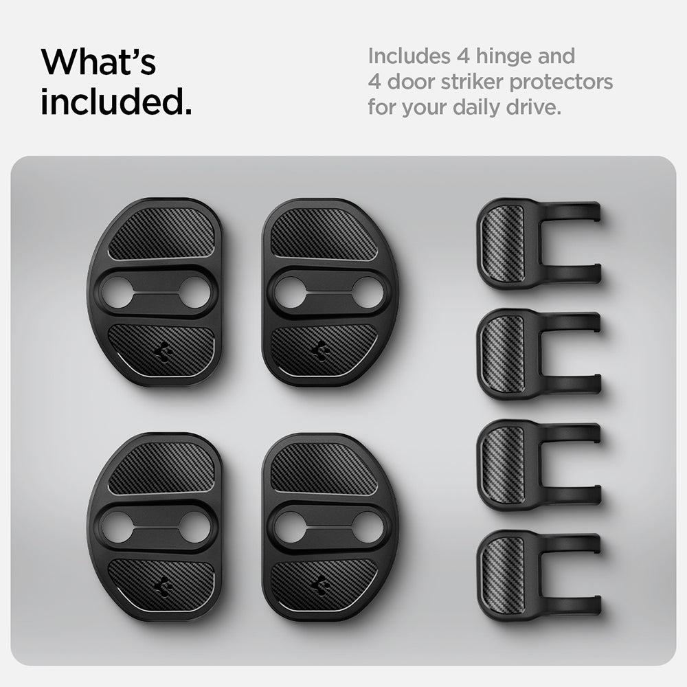 Protezione Cerniere / Serrature Porte Auto Spigen per Tesla Y / 3, Set 4 pezzi ACP07123