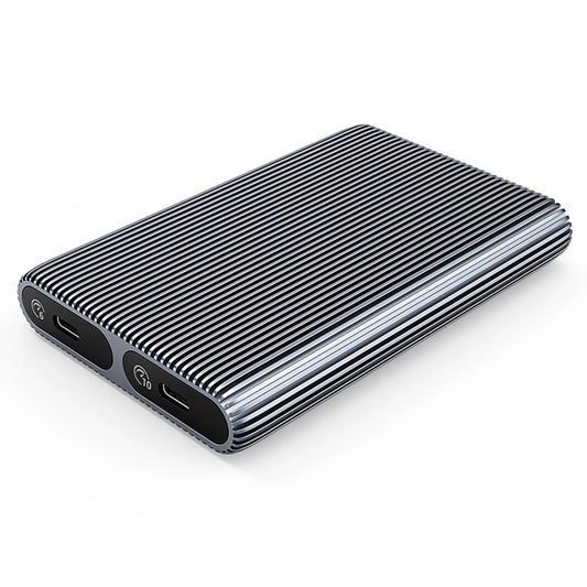 Rack Orico AM2C3-2SN Dual Disk per SSD M.2 NVMe, Grigio