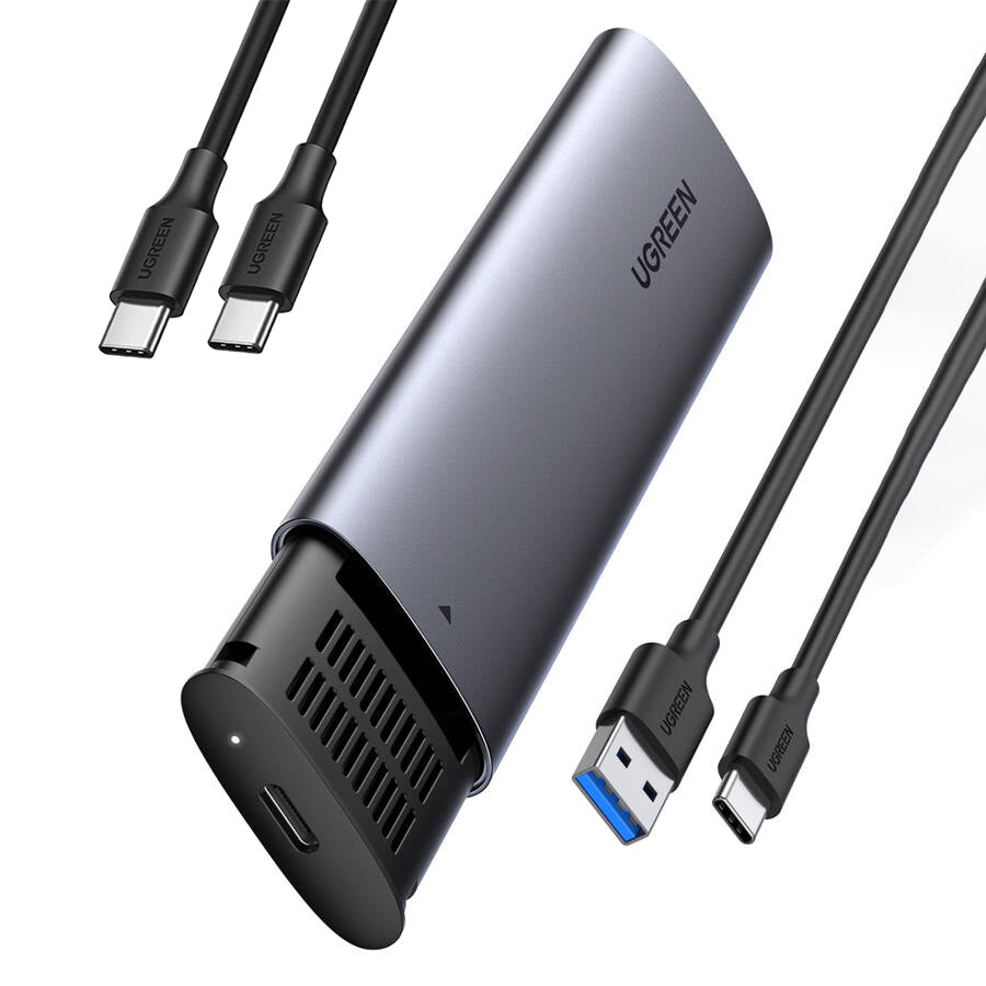 Rack UGREEN CM400 per SSD SATA M.2 NGFF, Grigio