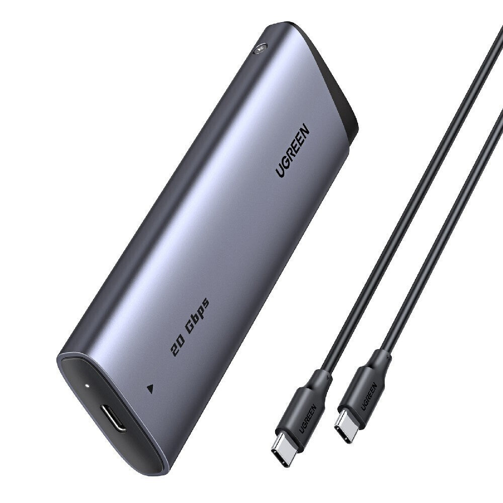 Rack UGREEN CM767 (55150) per SSD M.2 NVMe, Grigio