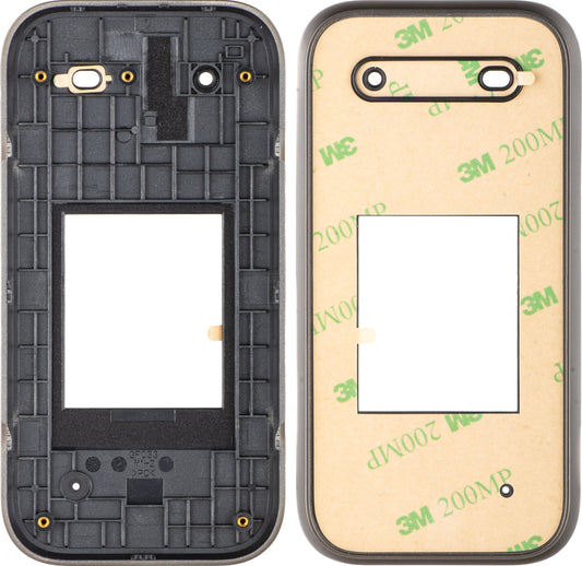 Una cover a conchiglia per HMD 2660 Flip, nera