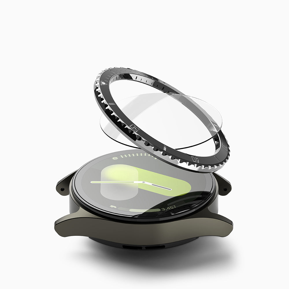 Cornice di Protezione Ringke Premium Styling per Samsung Galaxy Watch7 40mm, Modello 4, Nera