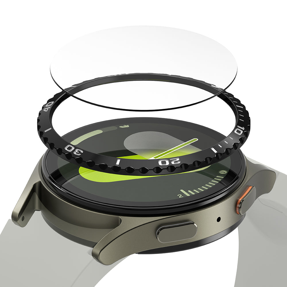 Cornice Protettiva Ringke Styling per Samsung Galaxy Watch7 40mm, Modello 6, Nera