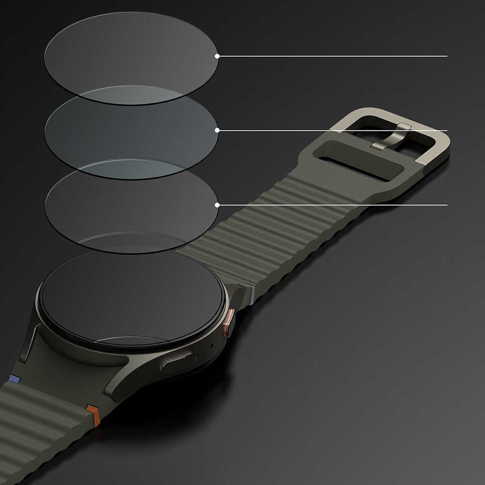 Cornice Protettiva Ringke Styling per Samsung Galaxy Watch7 40mm, Modello 7, Argento