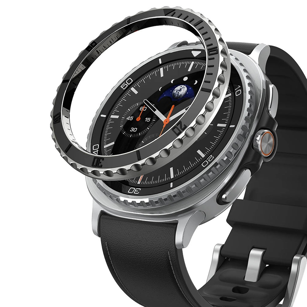 Cornice di Protezione Ringke Premium Styling per Samsung Galaxy Watch8 Classic, Nera