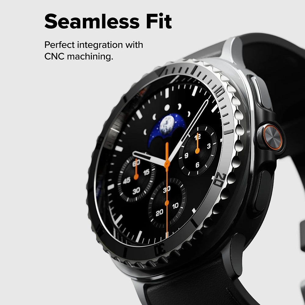 Cornice di Protezione Ringke Premium Styling per Samsung Galaxy Watch8 Classic, Nera