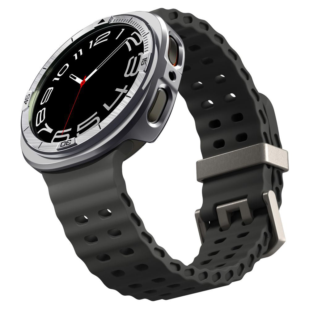 Cornice di Protezione Spigen Tune Pro Pilot per Samsung Galaxy Watch8 44mm, Argento ACS10011