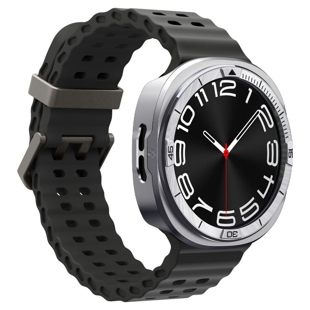 Cornice di Protezione Spigen Tune Pro Pilot per Samsung Galaxy Watch8 44mm, Argento ACS10011