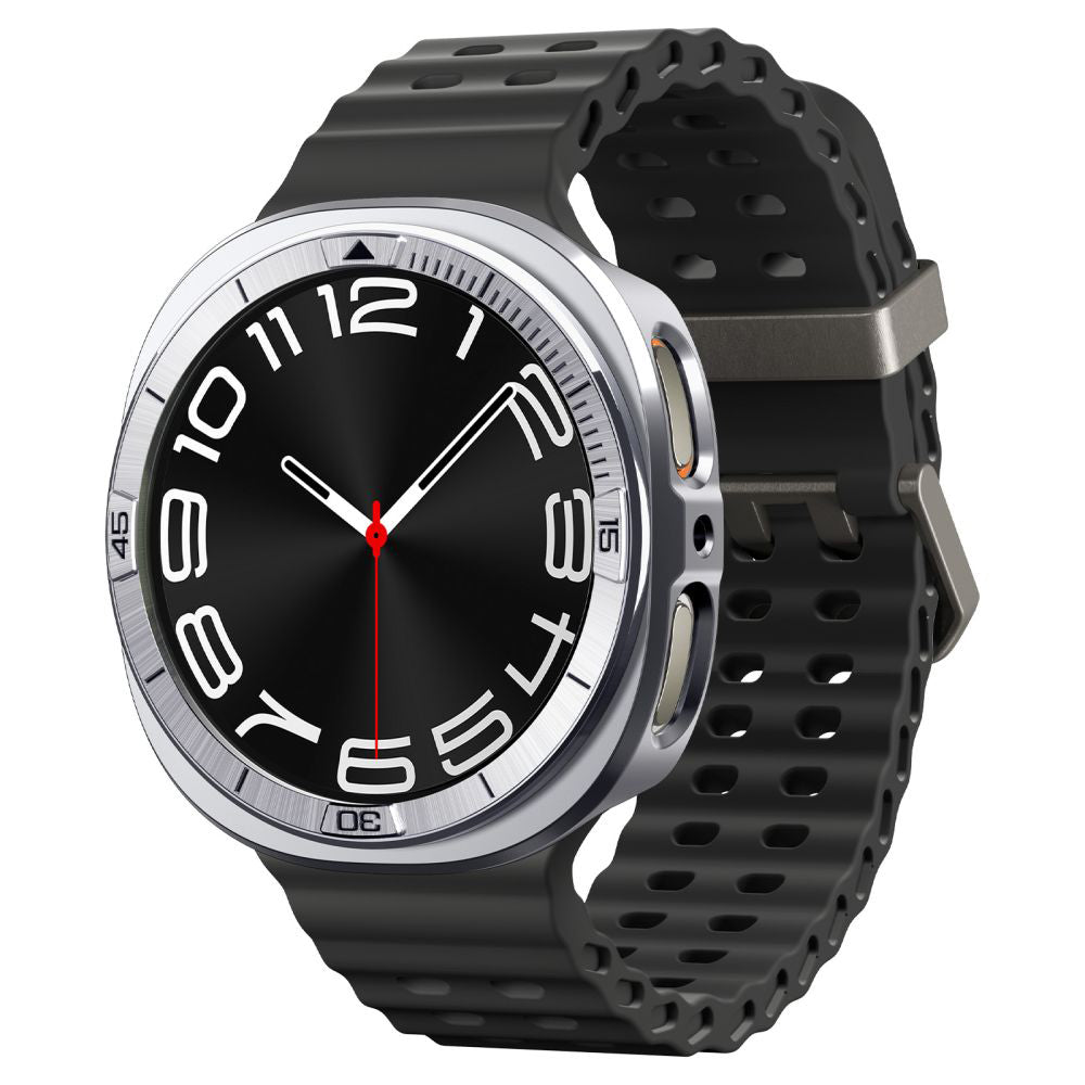 Cornice di Protezione Spigen Tune Pro Pilot per Samsung Galaxy Watch8 44mm, Argento ACS10011