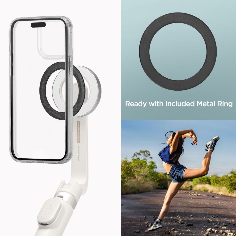 Selfie Stick Bluetooth Spigen S571W, Universale, Beige