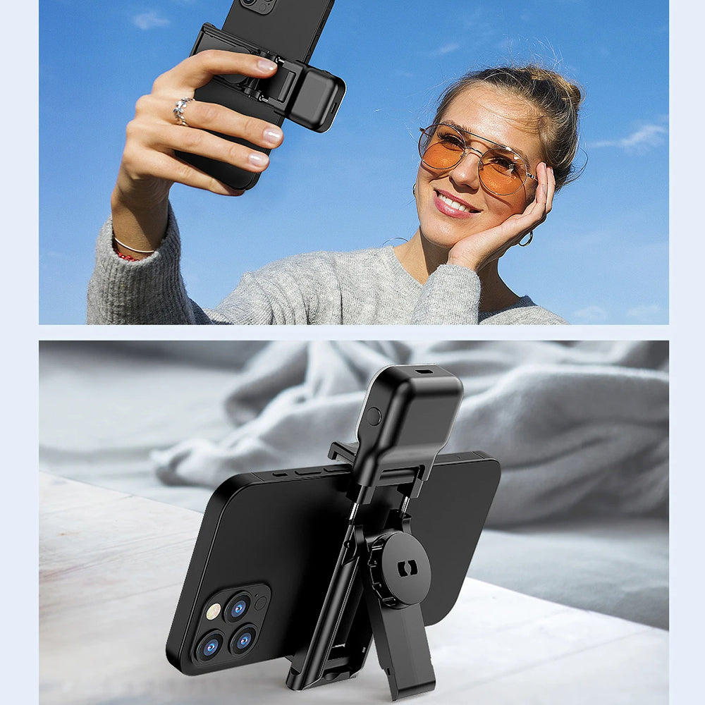 Selfie Stick Bluetooth Techsuit C01s, Universale, Nero