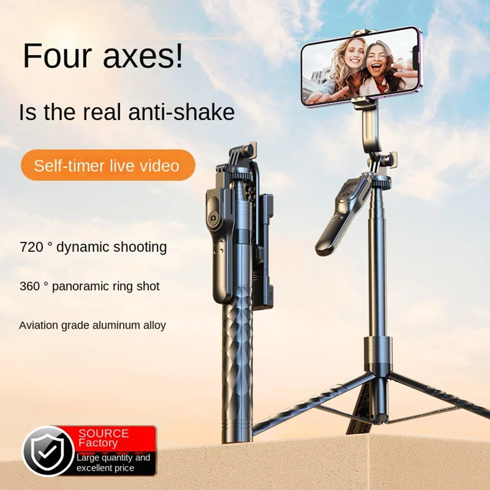 Selfie Stick Bluetooth Techsuit K28, Universale, Nero