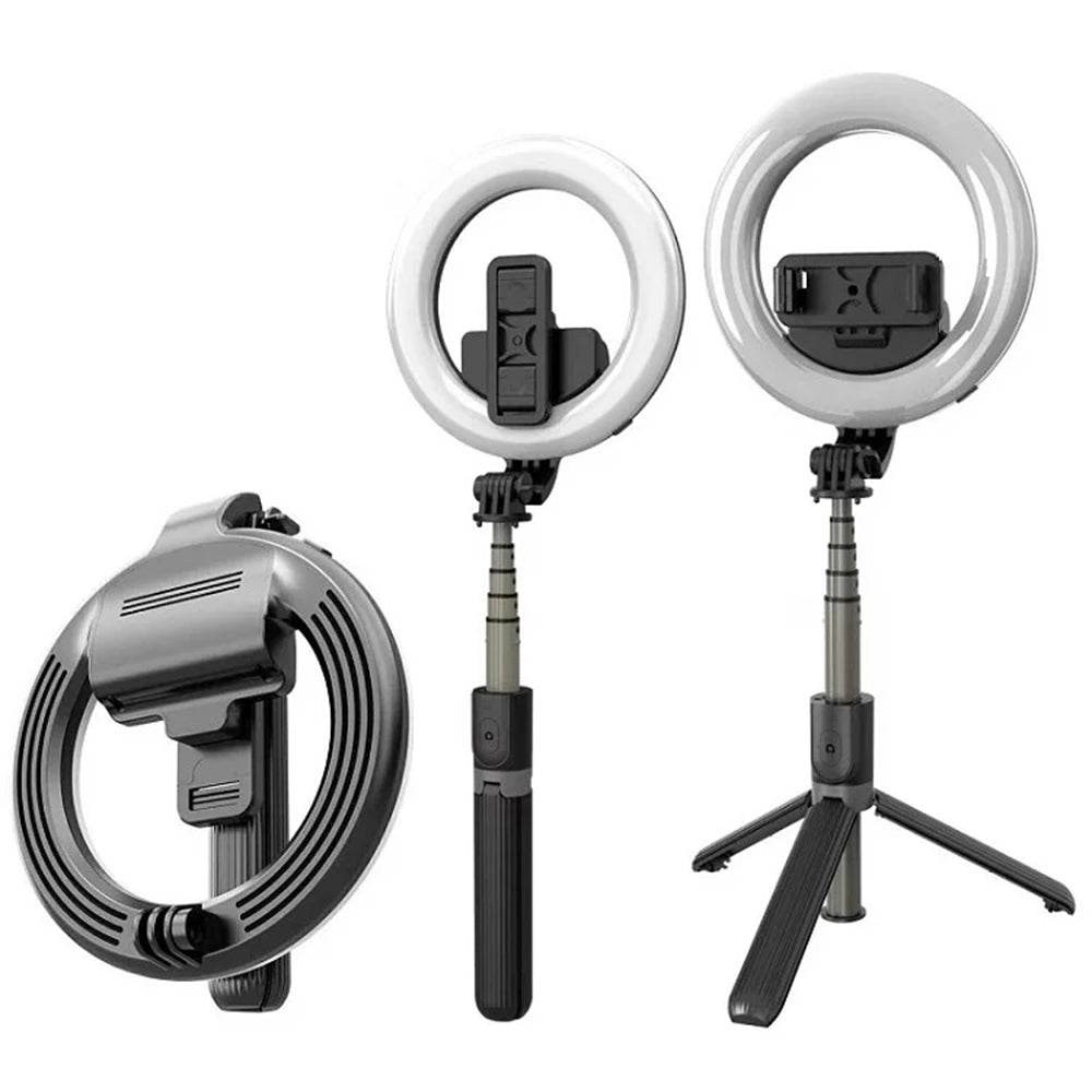 Selfie Stick Bluetooth Techsuit L07, Universale, Nero
